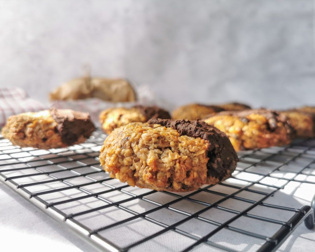 ciasteczka owsiane czekolada orzechy dieta przepis wiktoria kała blog