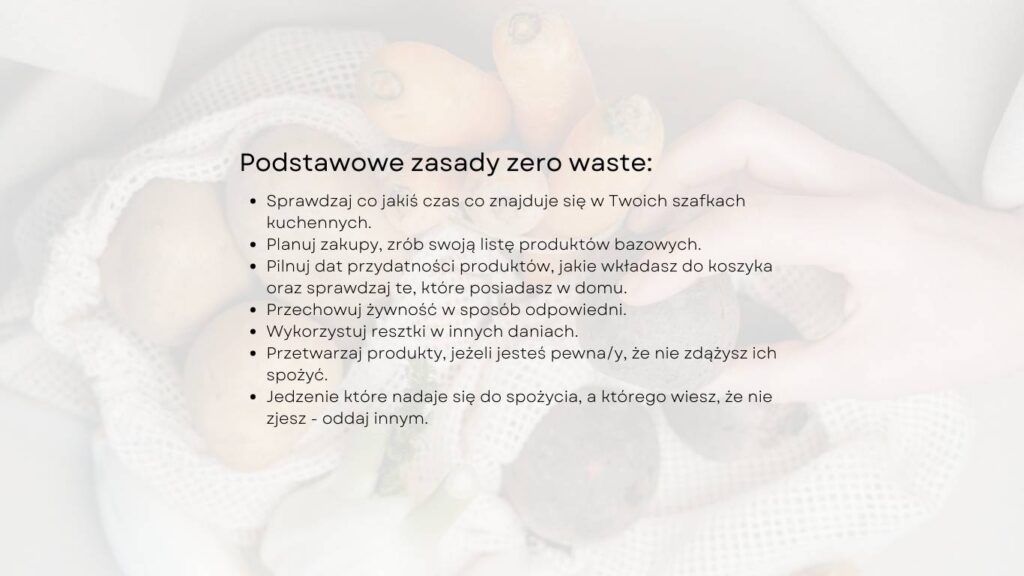 zero waste, dieta, oszczędzanie, jedzenie
