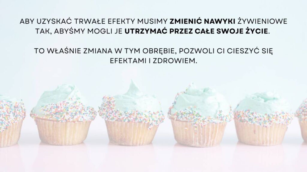 słodycze dieta ciastko zasada 80/20