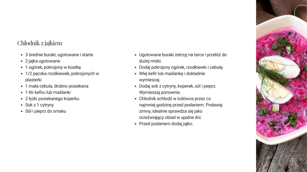 Przepisy, dieta, wakacje