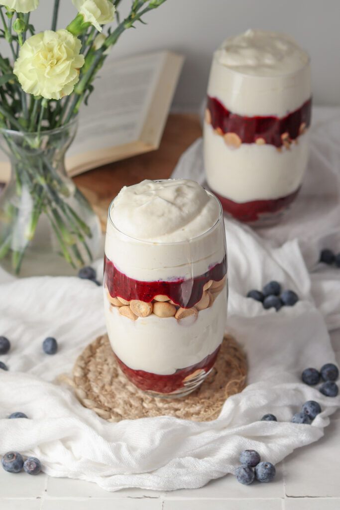 Deser jagodowy, przepis, fit przepisy, zdrowy deser