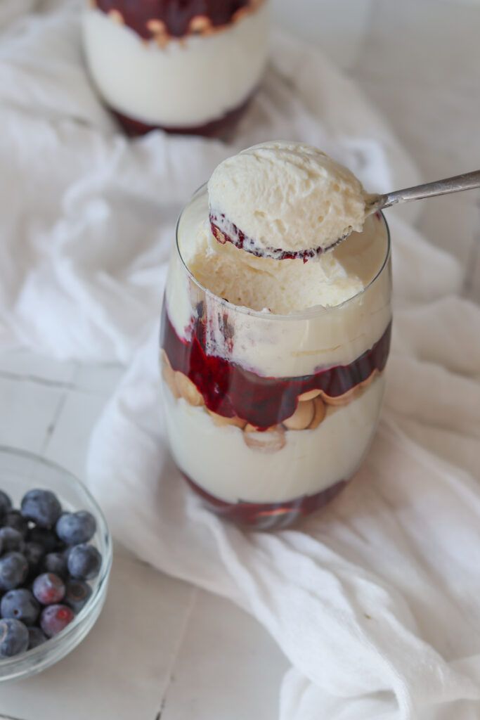 Deser jagodowy, przepis, fit przepisy, zdrowy deser